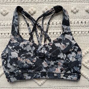 Lululemon Free To Be Serene Bra Spring Bloom Multi Size 8